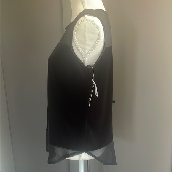 I.N.C International Concepts Elegant Black Sleeveless Top Size M - Picture 2 of 6